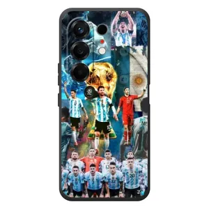 Чехлы Месси для TECNO Camon 50 (AlphaPrint) (Аргентина Месси)