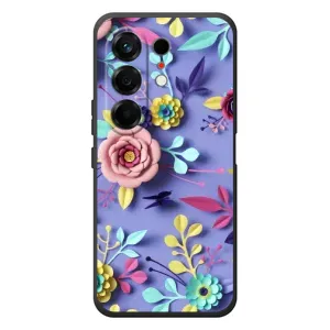 Чехлы с Цветами для TECNO Camon 50 (VPrint) (Цветочный дизайн)