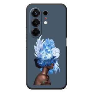 Чехлы (ART) Цветы на TECNO Camon 50 (VPrint) (Цветы на голове)