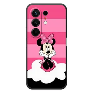 Эксклюзивный чехол для TECNO Camon 50 (AlphaPrint - Мультяшные) (Девочка Maus)