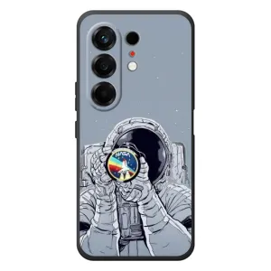 Чехол NASA для TECNO Camon 50 (AlphaPrint) (Космонавт фото)