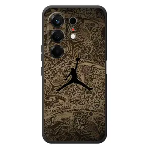 Чехлы для TECNO Camon 50 - с картинкой JORDAN (AlphaPrint) (Logo Jordan)