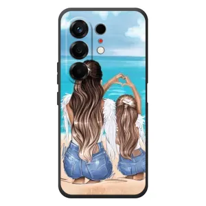Чехол с печатью для TECNO Camon 50 - (Мама с ребенком) (AlphaPrint)