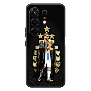 Чехлы для TECNO Camon 50 (Leo чемпион) (AlphaPrint) (Месси Король)
