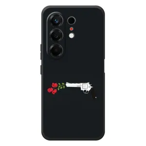 Чехлы (ART) Цветы на TECNO Camon 50 (VPrint) (Неожиданные цветы)