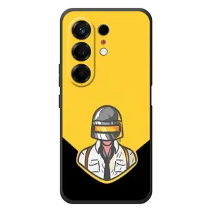 Чеjхол PUBG для Текно Камон 50 (AlphaPrint) (Пабг в шоломі)