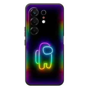 Чехол Амонг Ас для TECNO Camon 50 (AlphaPrint) (Яркий скин)