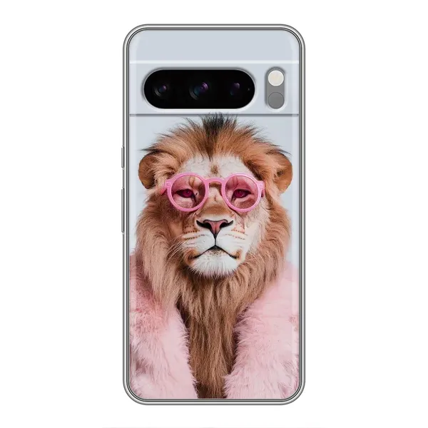 Чохол з принтом «Лев в окулярах» для TECNO Camon Air