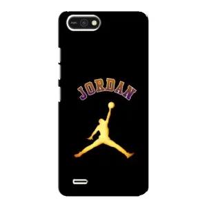 Чехлы для TECNO POP 2F - с картинкой JORDAN (AlphaPrint) (Jordan Gold)