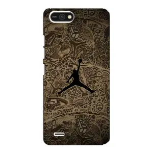 Чехлы для TECNO POP 2F - с картинкой JORDAN (AlphaPrint) (Logo Jordan)