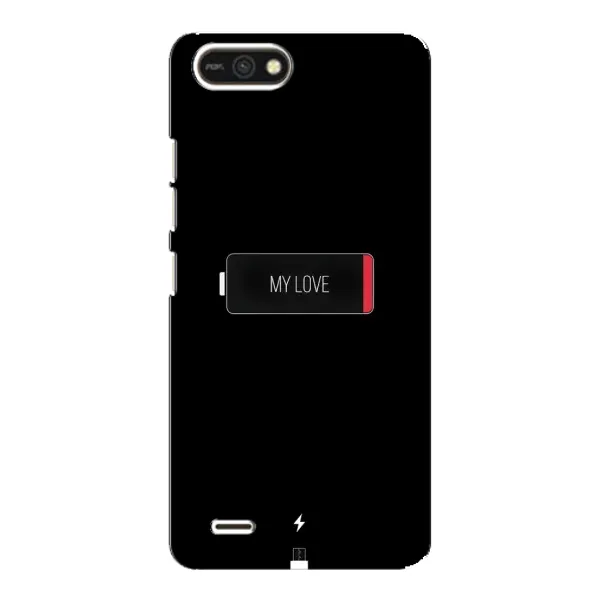 Чохол з принтом «Love battery» для TECNO POP 2F Чохол з принтом «Love battery» для TECNO POP 2F