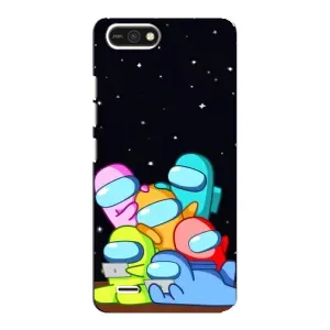 Чохли Амонг Ас для TECNO POP 2F (AlphaPrint) (Скіни в космосі)