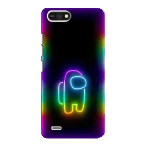 Чохли Амонг Ас для TECNO POP 2F (AlphaPrint) (Яскравий скін)