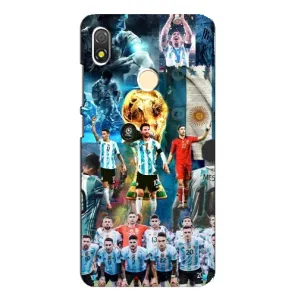 Чехлы Месси для TECNO POP 3 (AlphaPrint) (Аргентина Месси)