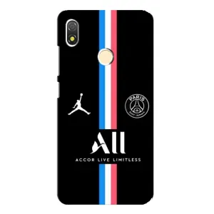 Чехлы PSG для TECNO POP 3 (AlphaPrint) (футболка ПСЖ)