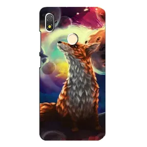 Чохли з картинкою Лисичка для TECNO POP 3 (VPrint) (Лисичка в космосі)