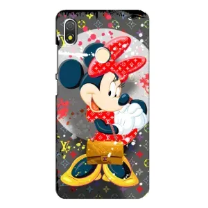Чохол Disney Mouse TECNO POP 3 (PREMIUMPrint) (Minni з бантіком)