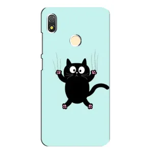 Чохол з принтом для TECNO POP 3 (AlphaPrint) Модні коти (Падаючий кіт)
