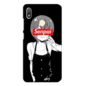 Чехол с принтом «Senpai» для TECNO POP 3