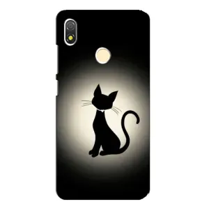 Чохол з принтом для TECNO POP 3 (AlphaPrint) Модні коти (Силует котика)