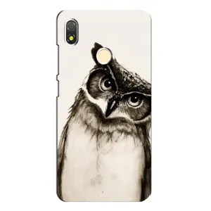 Чохол з пташками на TECNO POP 3 (VPrint) (Сова)