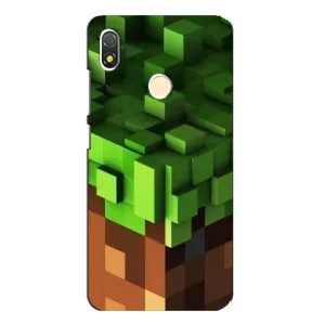 Чехол Майнкрафт на TECNO POP 3 (AlphaPrint) Minecraft (текстура Майнкрафт)