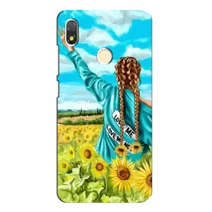 Чохол для Патріота України TECNO POP 3 - (AlphaPrint) (Україночка)
