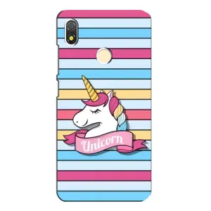 Чехол для Техно Поп 3 - (Единорожки - Новинки) (AlphaPrint) (Unicorn)