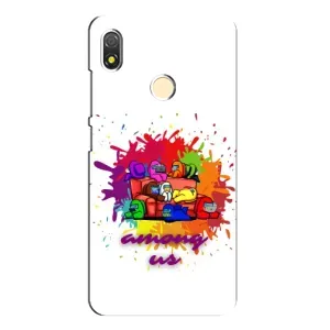 Чохли Амонг Ас для TECNO POP 3 (AlphaPrint) (Яскравий АмонгАс)