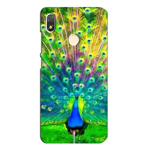Чохол з пташками на TECNO POP 3 (VPrint) (Яскравий Павлин)