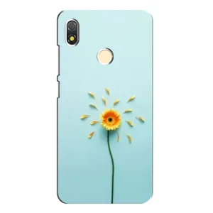 Чехлы с Цветами для TECNO POP 3 (VPrint) (Желтый цветок)