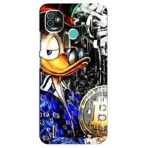 Чехлы для Техно Поп 4 ЛТЕ - Scrooge MagDag (PREMIUMPrint) (Биткойн Скрудж)