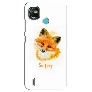 Чохли з картинкою Лисичка для TECNO Pop 4 LTE (VPrint) (Дівчинка Лиса)