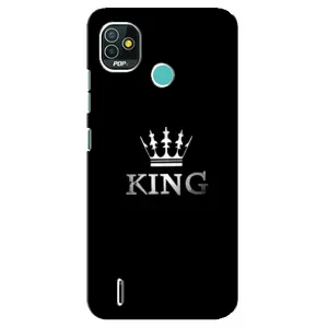 Чехол с принтом «KING» для TECNO Pop 4 LTE