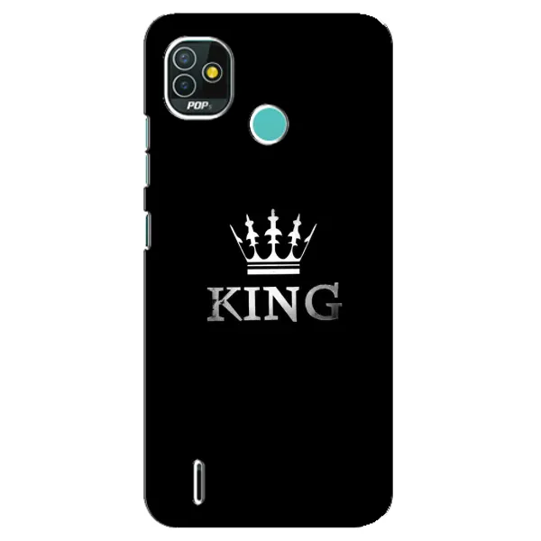 Чехол с принтом «KING» для TECNO Pop 4 LTE