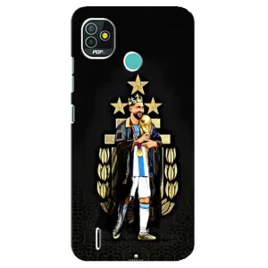 Чохли для TECNO Pop 4 LTE (Leo чемпіон) (AlphaPrint) (Мессі Король)