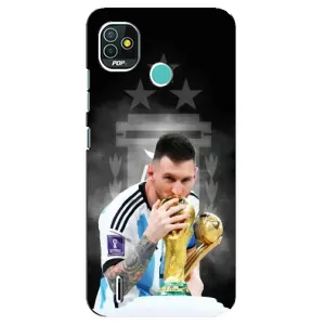 Чохли для TECNO Pop 4 LTE (Leo чемпіон) (AlphaPrint) (Мессі Чемпіон)