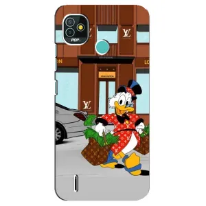 Чехли для TECNO Pop 4 LTE - Скрудж МакДак Louis Vuitton (PREMIUMPrint) (Скрудж ЛВ)
