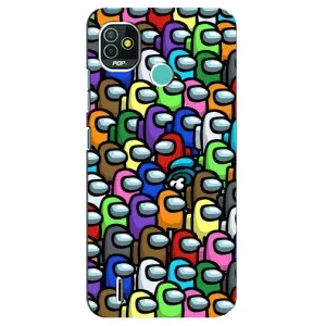 Чехол Амонг Ас для TECNO Pop 4 LTE (AlphaPrint) (Убит)