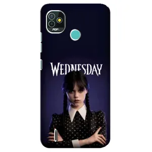 Чехлы Венсдей на TECNO Pop 4 LTE Уэнсдей (AlphaPrint) (Wednesday)