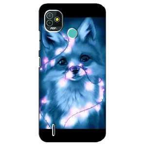 Чохли з картинкою Лисичка для TECNO Pop 4 LTE (VPrint) (Яскрава лисичка)
