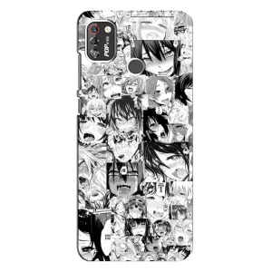 Чехол с принтом «Ahegao manga» для TECNO POP 4 Pro