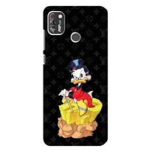 Чехли для TECNO POP 4 Pro - Скрудж МакДак Louis Vuitton (PREMIUMPrint) (Богатство Макдака)