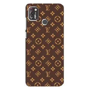 Чохли Луі Вітон для TECNO POP 4 Pro (AlphaPrint - LOUIS VUITTON) (фон LOUIS VUITTON)