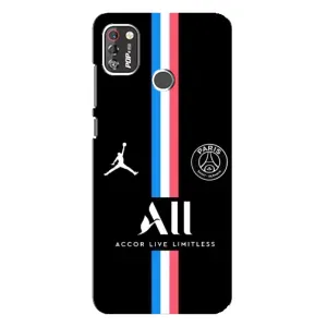 Чехлы PSG для TECNO POP 4 Pro (AlphaPrint) (футболка ПСЖ)
