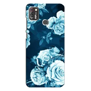 Чехлы (ART) Цветы на TECNO POP 4 Pro (VPrint) (Блактині бутони)