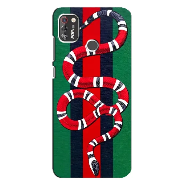 Чохол з принтом «Gucci змія» для TECNO POP 4 Pro Чохол з принтом «Gucci змія» для TECNO POP 4 Pro