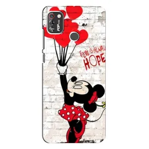 Чохол Disney Mouse TECNO POP 4 Pro (PREMIUMPrint) (Heart Minni)