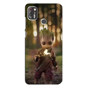 Чохол з принтом «I am Groot» для TECNO POP 4 Pro