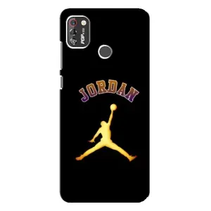 Чехлы для TECNO POP 4 Pro - с картинкой JORDAN (AlphaPrint) (Jordan Gold)
